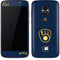 MLB Milwaukee Brewers - Solid Distressed Moto E5 Play Skin